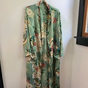 Silk robe